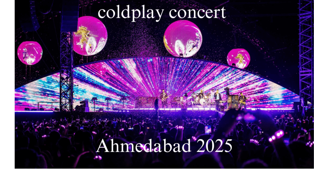 Coldplay Ahmedabad concert details : venue, ticket price, date, time etc
