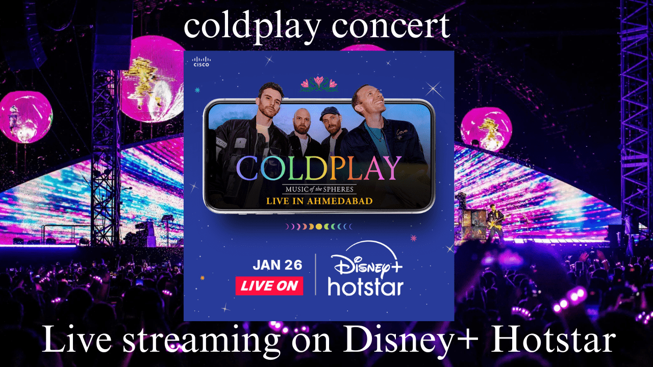 Coldplay Concert in Ahmedabad Live